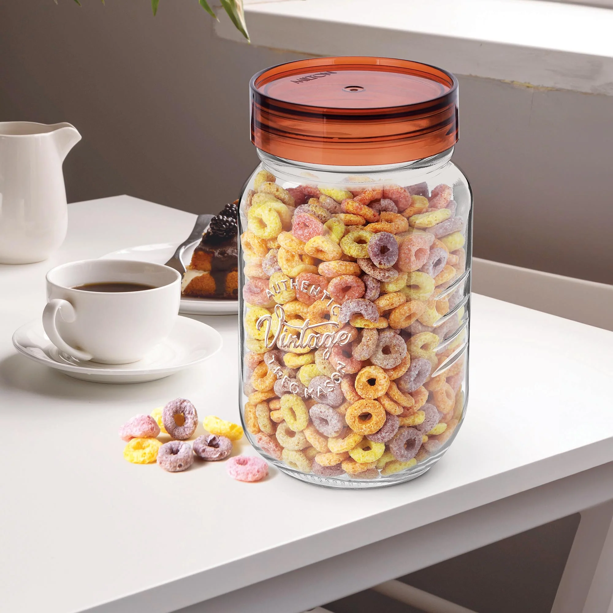 Vintage Glass Jar With Lid (Treo by Milton) - Image 5
